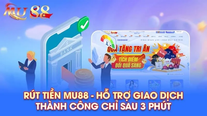 Tốc độ rút tiền siêu nhanh với 3 phút